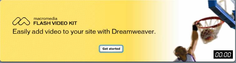 Easily add video to your site with Dreamweaver.